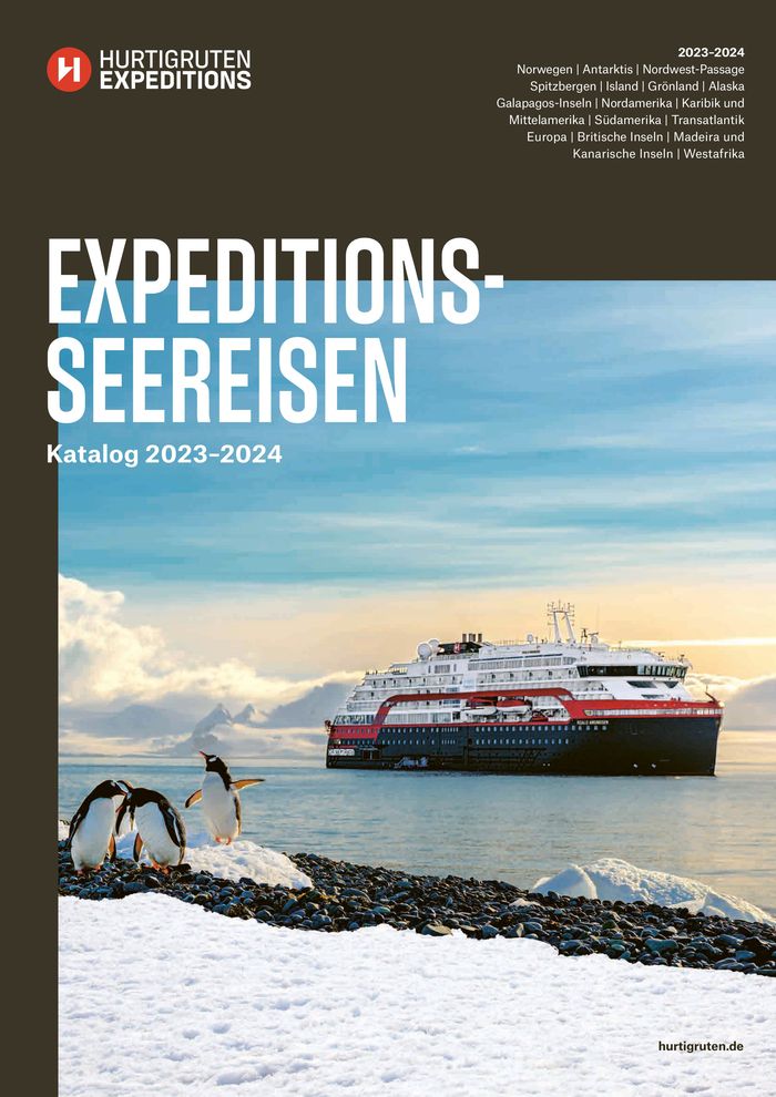 ruefa Katalog in Innsbruck | Hurtigruten Expeditions-Seereisen 2023-2024 | 2.4.2024 - 31.12.2024