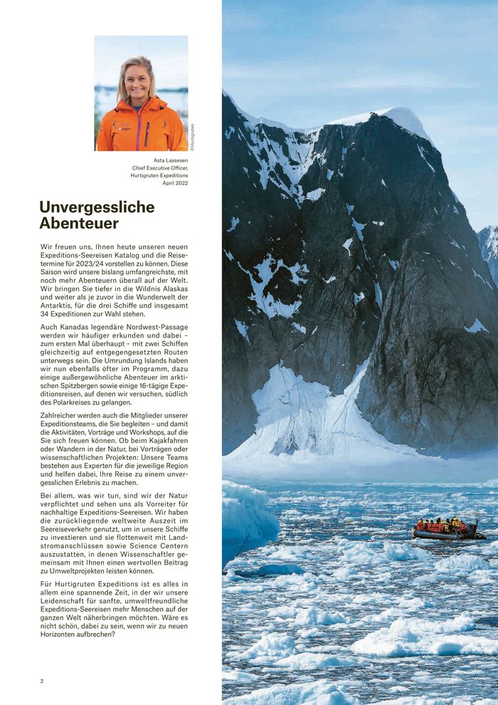 ruefa Katalog in Wels | Hurtigruten Expeditions-Seereisen 2023-2024 | 2.4.2024 - 31.12.2024