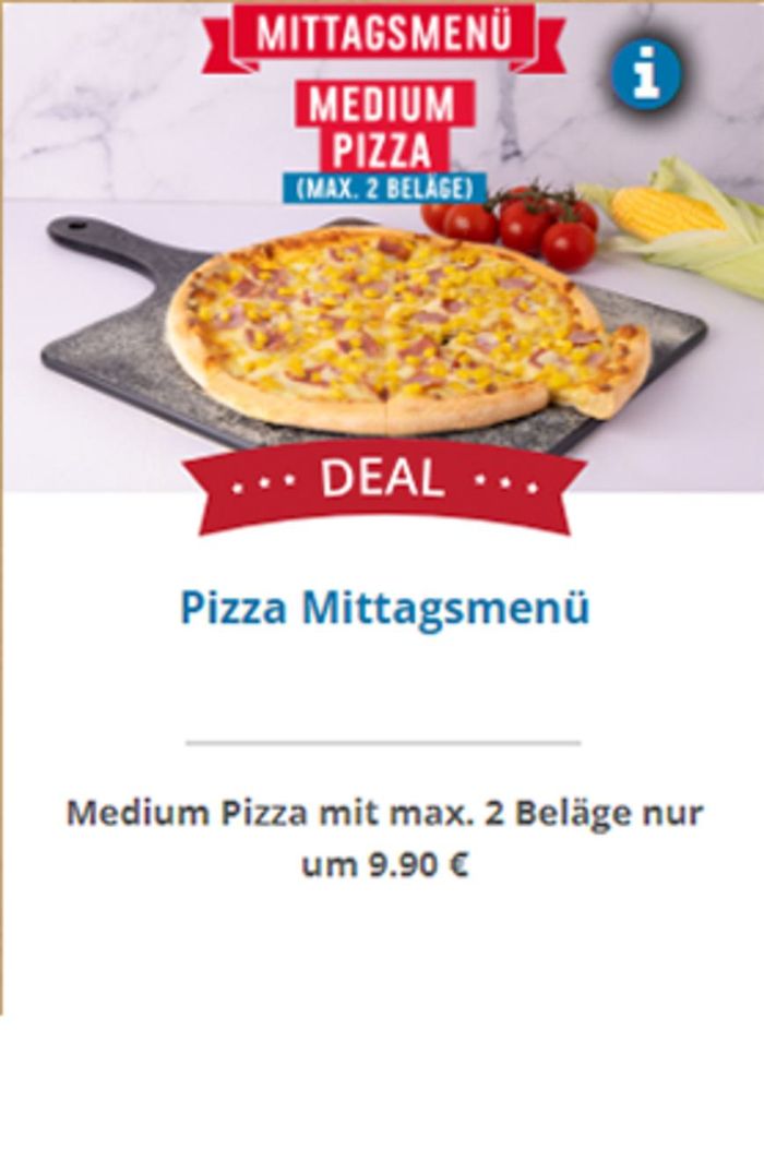 Domino's Pizza Katalog in Wien | ANGEBOTE Domino's Pizza | 5.4.2024 - 30.4.2024