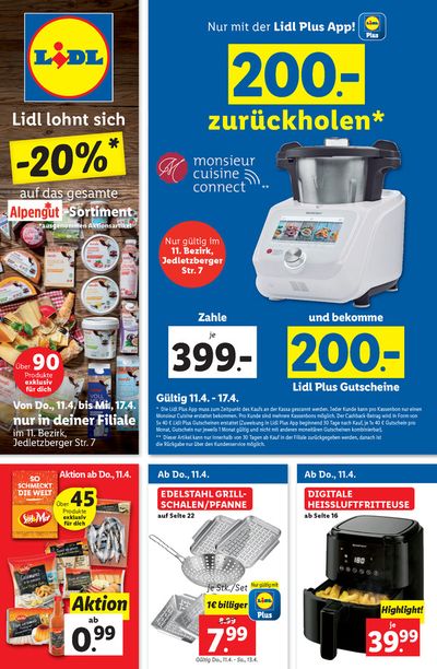 Angebote von Supermärkte in Straßwalchen | AKTIONEN LIDL in Lidl | 11.4.2024 - 17.4.2024