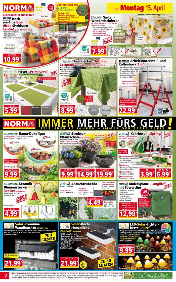 Norma Katalog in Frankenburg am Hausruck | IMMER MEHR FURS GELD! | 15.4.2024 - 19.4.2024