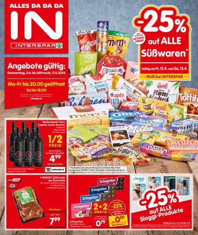 Angebote von Restaurants in Linz | Interspar Restaurant flugblatt in Interspar Restaurant | 11.4.2024 - 25.4.2024