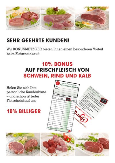Angebote von Supermärkte in Ternitz | BONUSFLEISCHER in Bonusfleischer | 11.4.2024 - 30.4.2024