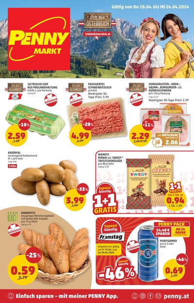 Angebote von Supermärkte in Ternitz | Angebote Penny in Penny | 12.4.2024 - 26.4.2024