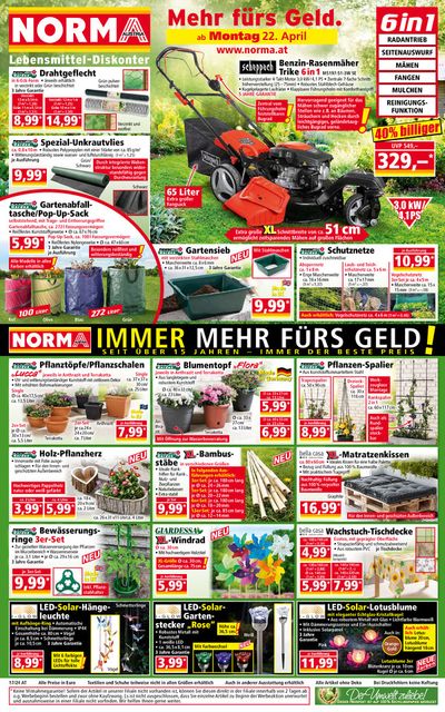 Angebote von Supermärkte in Wallern an der Trattnach | Angebote Norma in Norma | 22.4.2024 - 26.4.2024