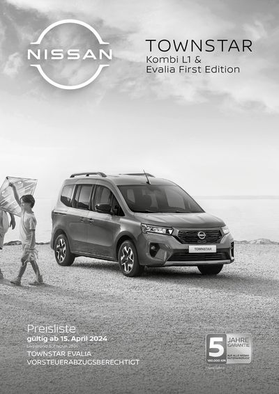 Nissan Katalog in Eisenstadt | Townstar Kombi | 16.4.2024 - 16.4.2025