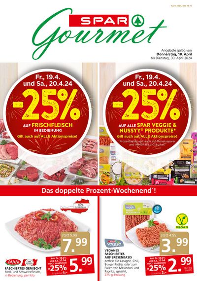 Angebote von Supermärkte in Baden | SPAR-Gourmet flugblatt in SPAR-Gourmet | 17.4.2024 - 1.5.2024