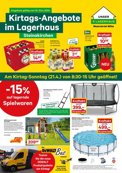 Lagerhaus Katalog in Horn | Kirtag im Lagerhaus Steinakirchen | 18.4.2024 - 2.5.2024