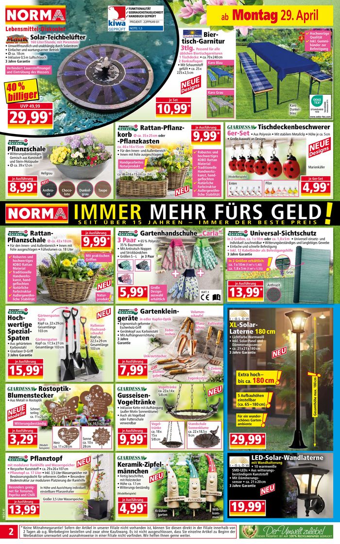 Norma Katalog in Mattighofen | IMMER MEHR FURS GELD! | 29.4.2024 - 3.5.2024