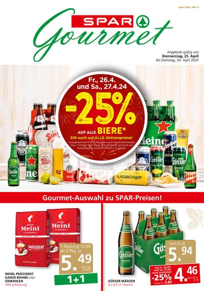 SPAR-Gourmet Katalog in Wien | SPAR-Gourmet flugblatt | 24.4.2024 - 8.5.2024