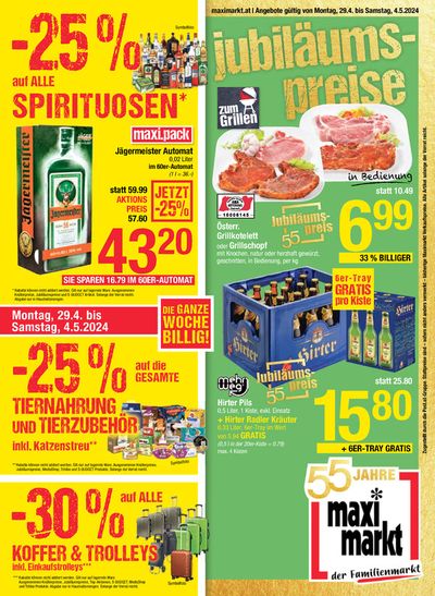 Angebote von Supermärkte in Anif | Maximarkt in Maximarkt | 26.4.2024 - 10.5.2024