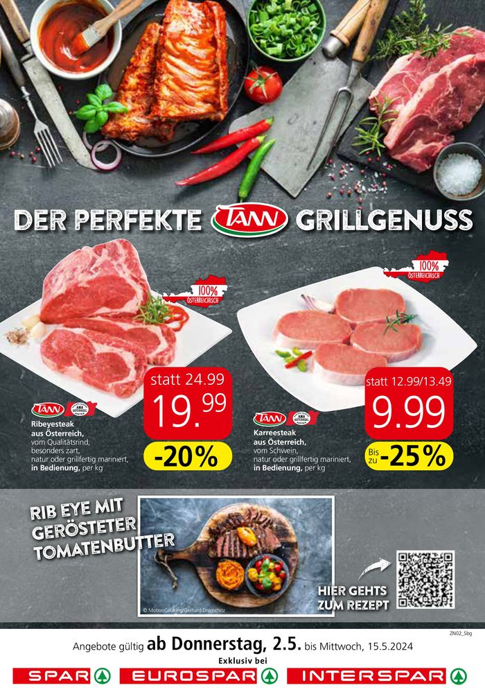 Spar Katalog in Altenmarkt im Pongau | Spar flugblatt | 1.5.2024 - 15.5.2024