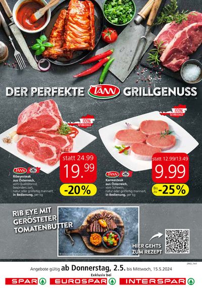 Angebote von Supermärkte in Gerlos | Spar flugblatt in Spar | 1.5.2024 - 15.5.2024