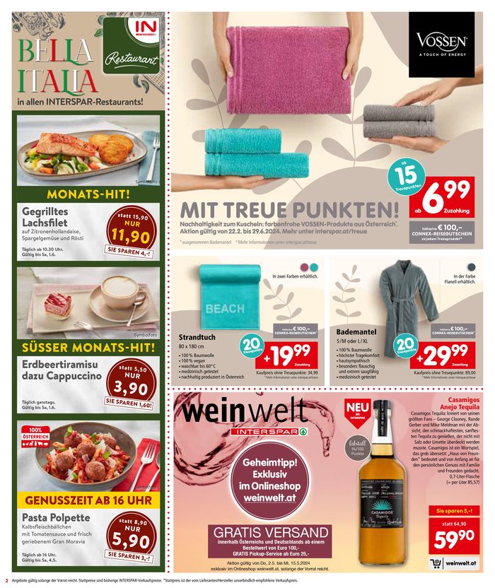 Interspar Katalog in Wiener Neustadt | Interspar flugblatt | 1.5.2024 - 15.5.2024