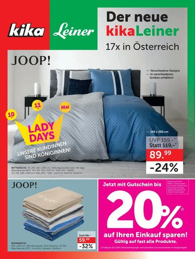 kika Katalog in Wiener Neustadt | kika flugblatt | 30.3.2024 - 13.5.2024