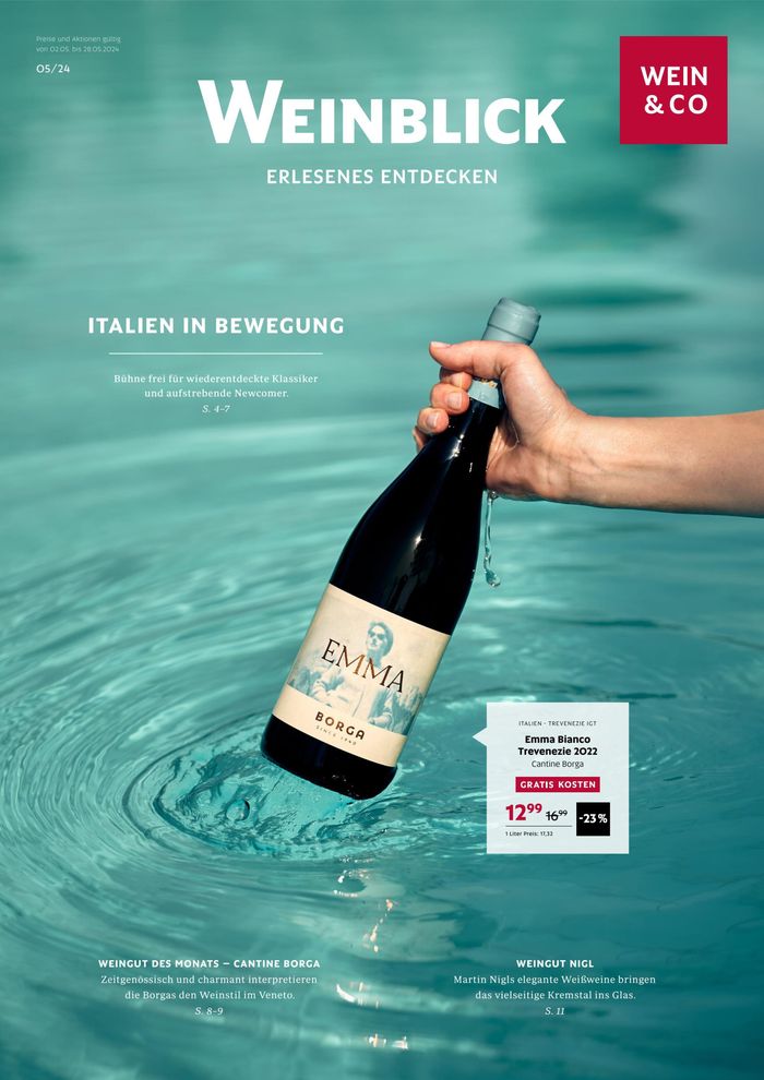 Wein & Co Katalog in Kufstein | Wein & Co flugblatt | 3.5.2024 - 17.5.2024