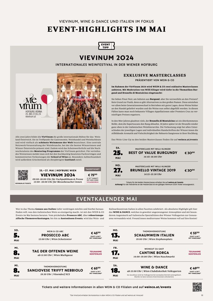 Wein & Co Katalog in Kitzbühel | Wein & Co flugblatt | 3.5.2024 - 17.5.2024