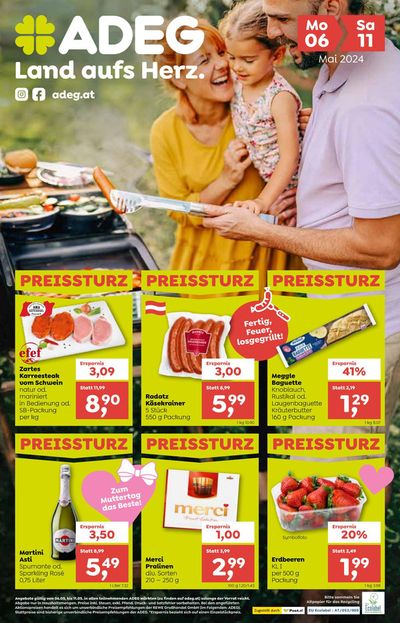 Angebote von Supermärkte in Sinabelkirchen | PREISTURZ in ADEG | 5.5.2024 - 19.5.2024