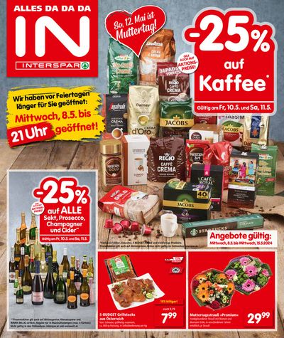 Angebote von Restaurants in Unterwart | Interspar Restaurant flugblatt in Interspar Restaurant | 6.5.2024 - 20.5.2024