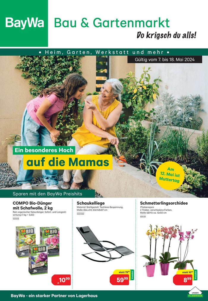 Lagerhaus Katalog in Gmünd | Sparen mit den BayWa Preishits | 7.5.2024 - 21.5.2024