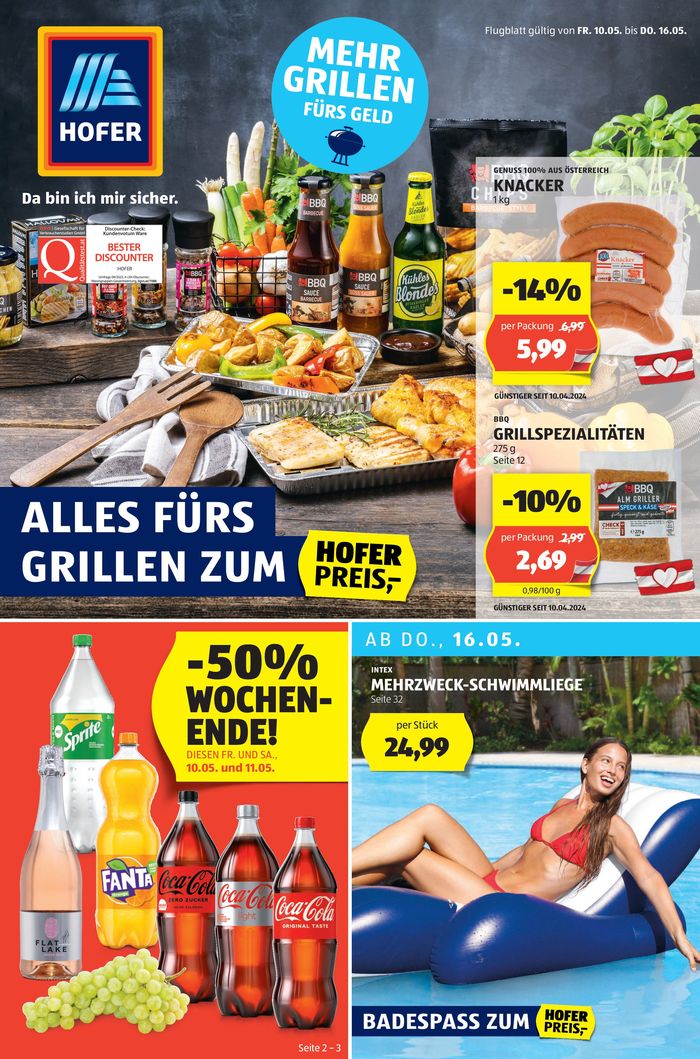 Hofer Katalog in Wien | Blättern Sie online im HOFER Flugblatt | 8.5.2024 - 22.5.2024