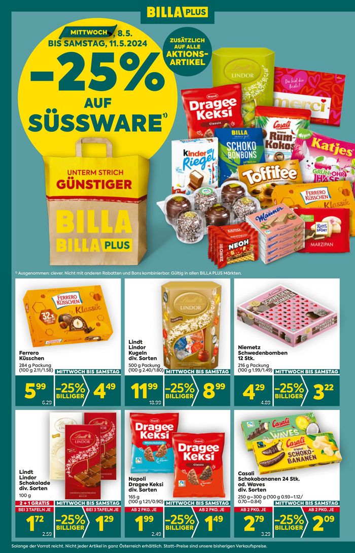 Billa Katalog in Obersiebenbrunn | Billa flugblatt | 8.5.2024 - 22.5.2024