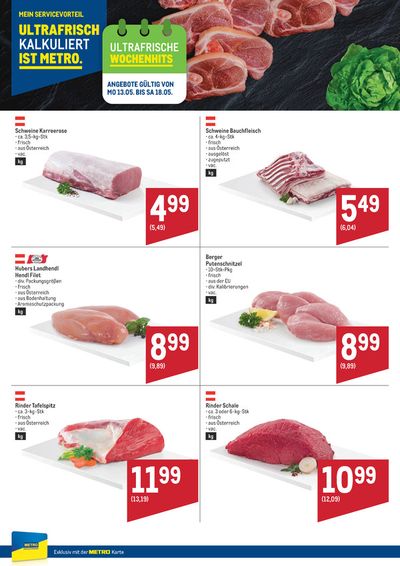 Angebote von Supermärkte in Pernitz | Metro flugblatt in Metro | 13.5.2024 - 19.5.2024