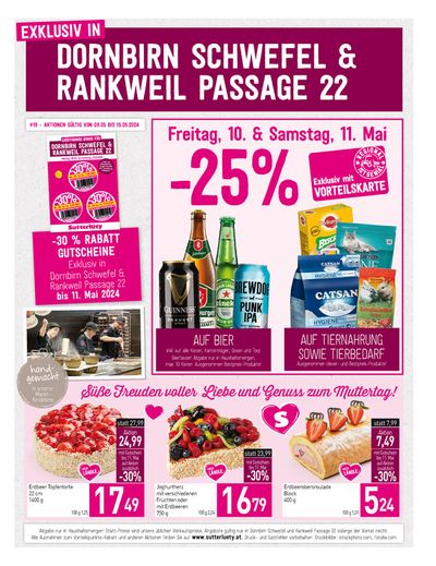 Angebote von Supermärkte in Hittisau | Sutterlüty flugblatt in Sutterlüty | 9.5.2024 - 15.5.2024
