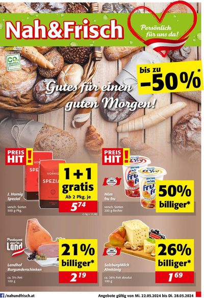 Angebote von Supermärkte in Pernitz | Nah & Frisch flugblatt in Nah & Frisch | 22.5.2024 - 28.5.2024