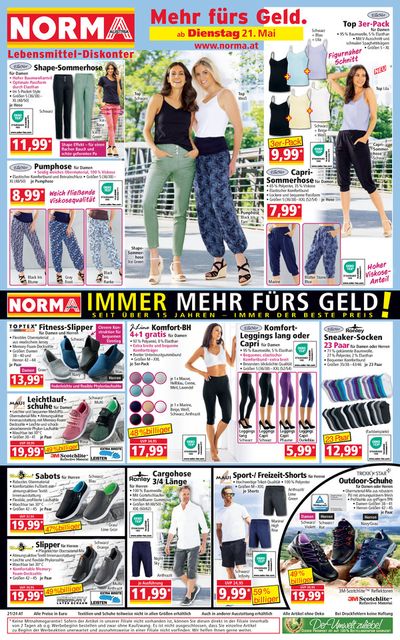 Angebote von Supermärkte in Ulrichsberg | Angebote Norma in Norma | 21.5.2024 - 25.5.2024