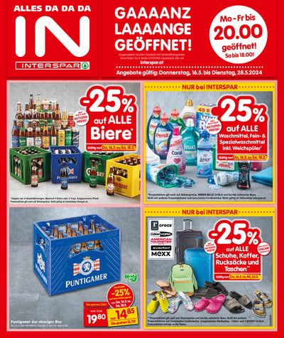 Angebote von Supermärkte in Eibiswald | Interspar flugblatt in Interspar | 14.5.2024 - 28.5.2024