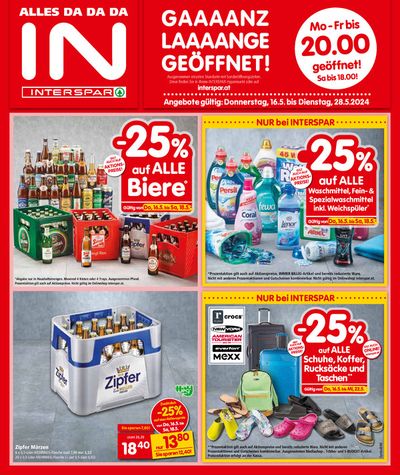 Angebote von Supermärkte in Zell am Ziller | Interspar flugblatt in Interspar | 14.5.2024 - 28.5.2024