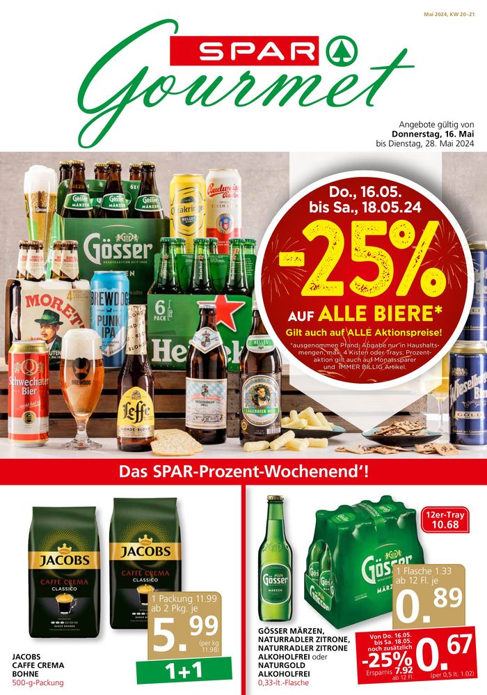 SPAR-Gourmet Katalog in Wiener Neustadt | SPAR-Gourmet flugblatt | 15.5.2024 - 29.5.2024