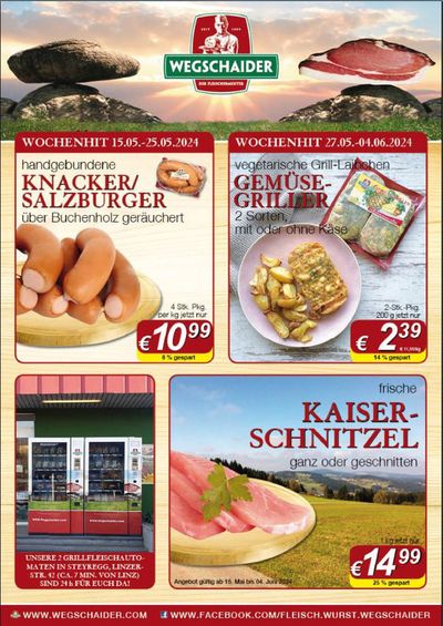 Angebote von Supermärkte in St. Georgen an der Gusen | Angebote in Wegschaider | 15.5.2024 - 25.5.2024