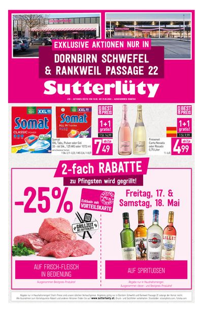 Angebote von Supermärkte in Mittelberg | Sutterlüty flugblatt in Sutterlüty | 16.5.2024 - 21.5.2024