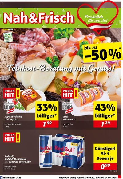 Angebote von Supermärkte in Breitenfurt bei Wien | Nah & Frisch flugblatt in Nah & Frisch | 29.5.2024 - 4.6.2024