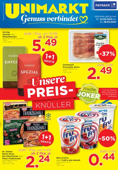 Unimarkt Katalog in Hellmonsödt | Unimarkt flugblatt | 22.5.2024 - 28.5.2024