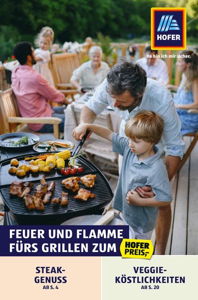 Angebote von Supermärkte in Winzendorf-Muthmannsdorf | Grillen-Katalog in Hofer | 25.5.2024 - 8.6.2024