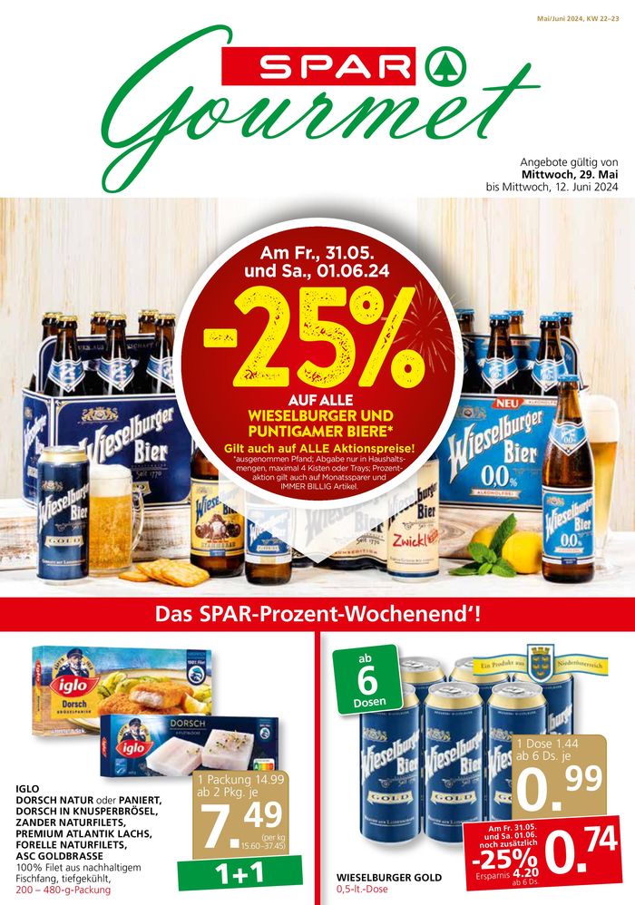 SPAR-Gourmet Katalog in Wien | SPAR-Gourmet flugblatt Bis 12. Juni | 28.5.2024 - 11.6.2024