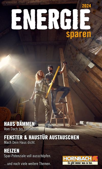 Hornbach Katalog in Graz | Energie Sparen | 5.6.2024 - 31.12.2024