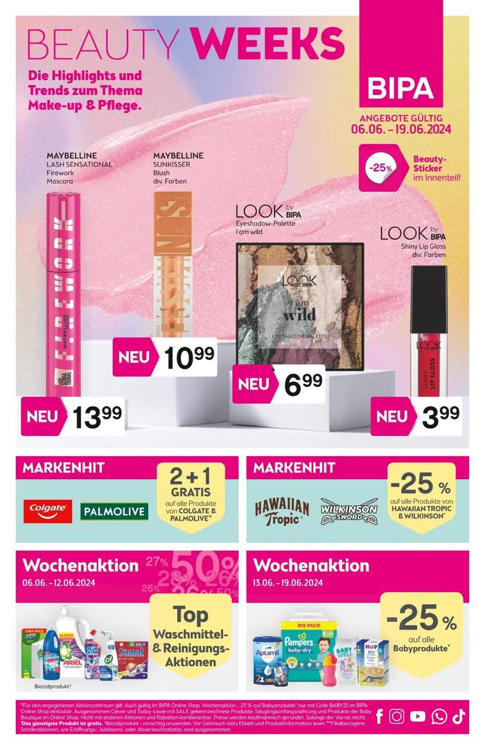 Bipa Katalog in Wien | Beauty Weeks | 6.6.2024 - 19.6.2024