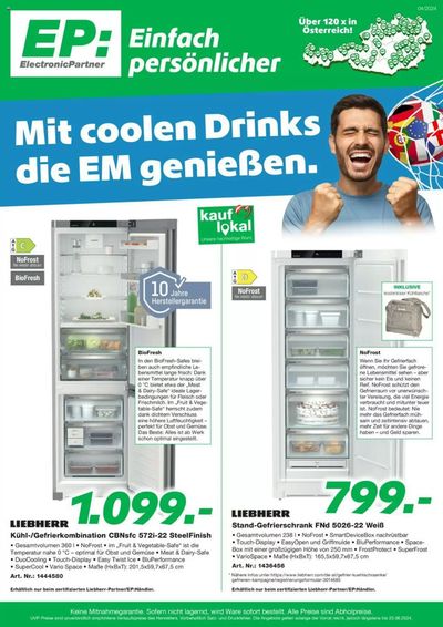 Angebote von Elektronik in Münzkirchen | Mit Coolen Drinks Die EM Genießen in EP | 7.6.2024 - 23.6.2024