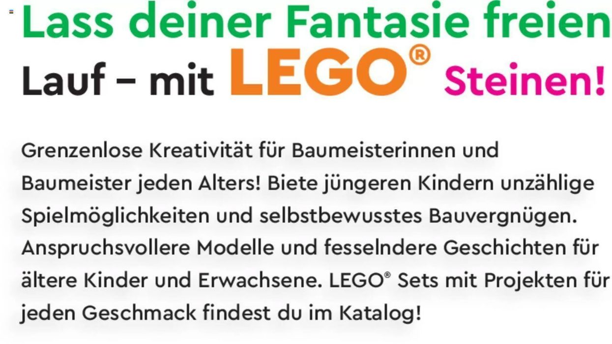 Lego Katalog | Lego Juni-Dezember 2024 | 14.6.2024 - 31.12.2024