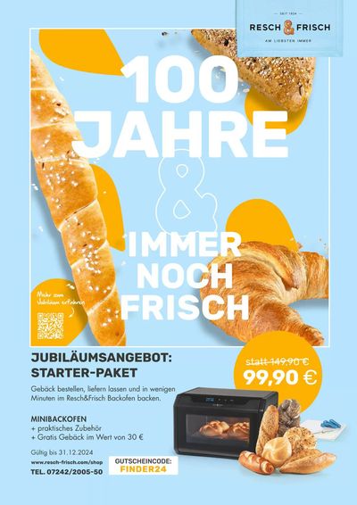 Angebote von Restaurants in Salzburg | 100 Jahre Immer Noch Frisch  in Resch & Frisch | 27.6.2024 - 31.12.2024