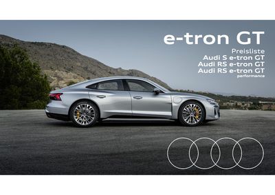 Audi Katalog | Audi S e-tron GT | 2.7.2024 - 2.7.2025