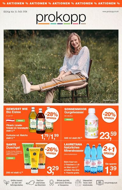 Angebote von Drogerien & Parfümerien in St. Pölten | Prokopp Flugblatt Juli 2024 in Prokopp | 3.7.2024 - 31.7.2024