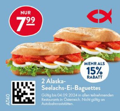 Angebote von Restaurants | Coupon in Nordsee | 5.7.2024 - 4.9.2024