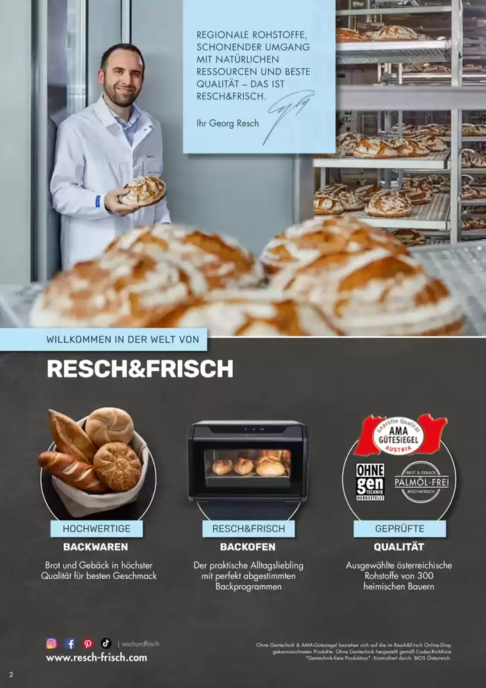 Resch & Frisch Katalog in Salzburg | Genusskatalog | 5.7.2024 - 31.12.2024