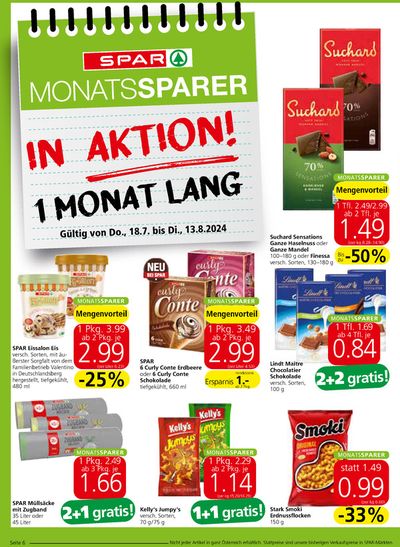 Spar Katalog in Innsbruck | Top-Angebote für Sparfüchse | 17.7.2024 - 31.7.2024