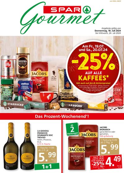 Angebote von Supermärkte in Wien | Top-Deals und Rabatte in SPAR-Gourmet | 17.7.2024 - 31.7.2024